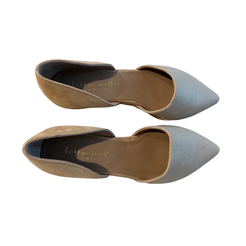 Bettye Muller Concept Women's Cage Loafer GOLD-MS 7 1/2M NIB